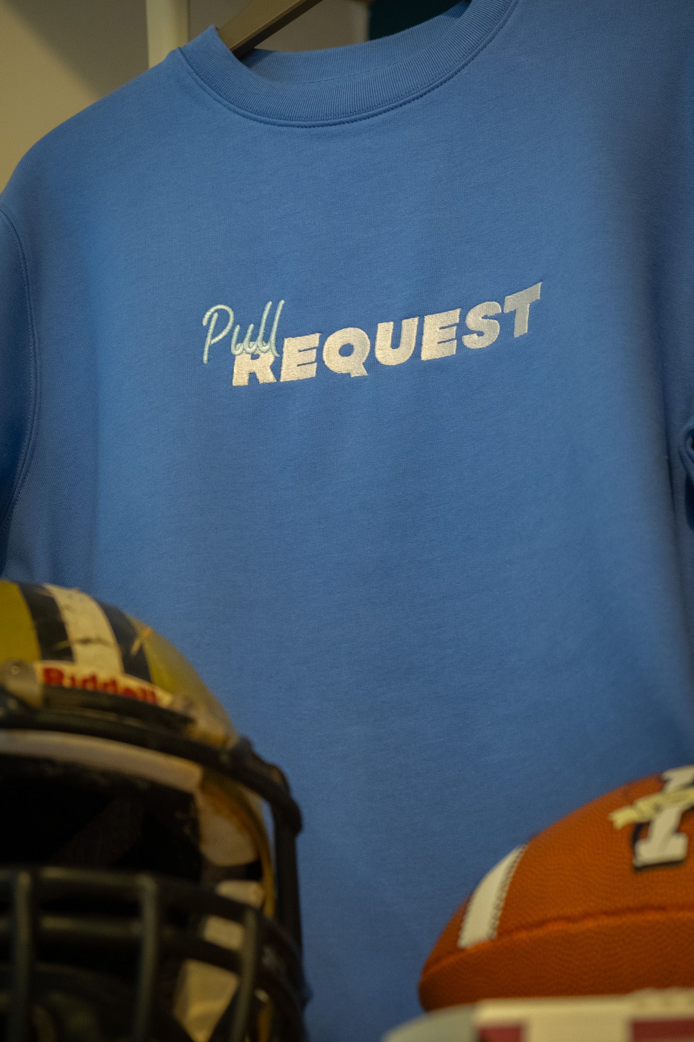 Pull Request - Bleu clair
